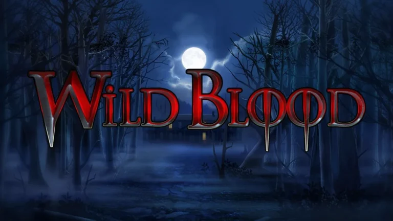 Tampilan visual mesin slot Wild Blood dengan tema vampir gotik