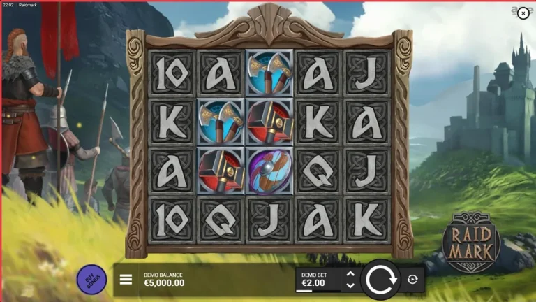Raidmark slot Viking theme gameplay